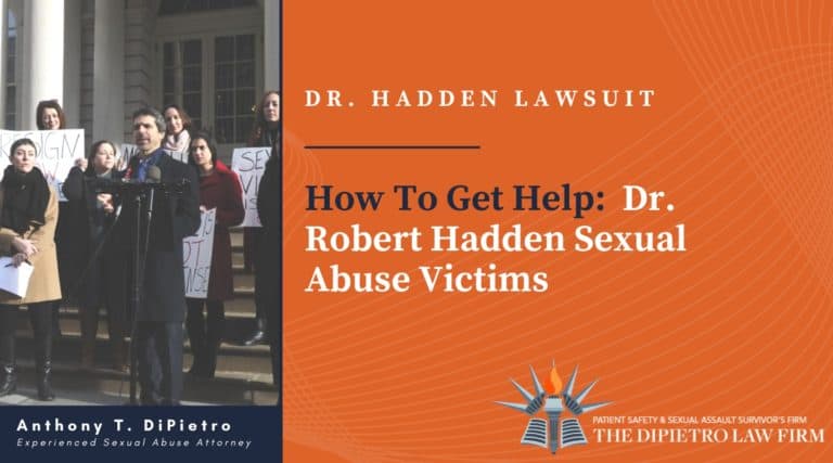 How To Get Help: Dr. Robert Hadden Sexual Abuse Victims