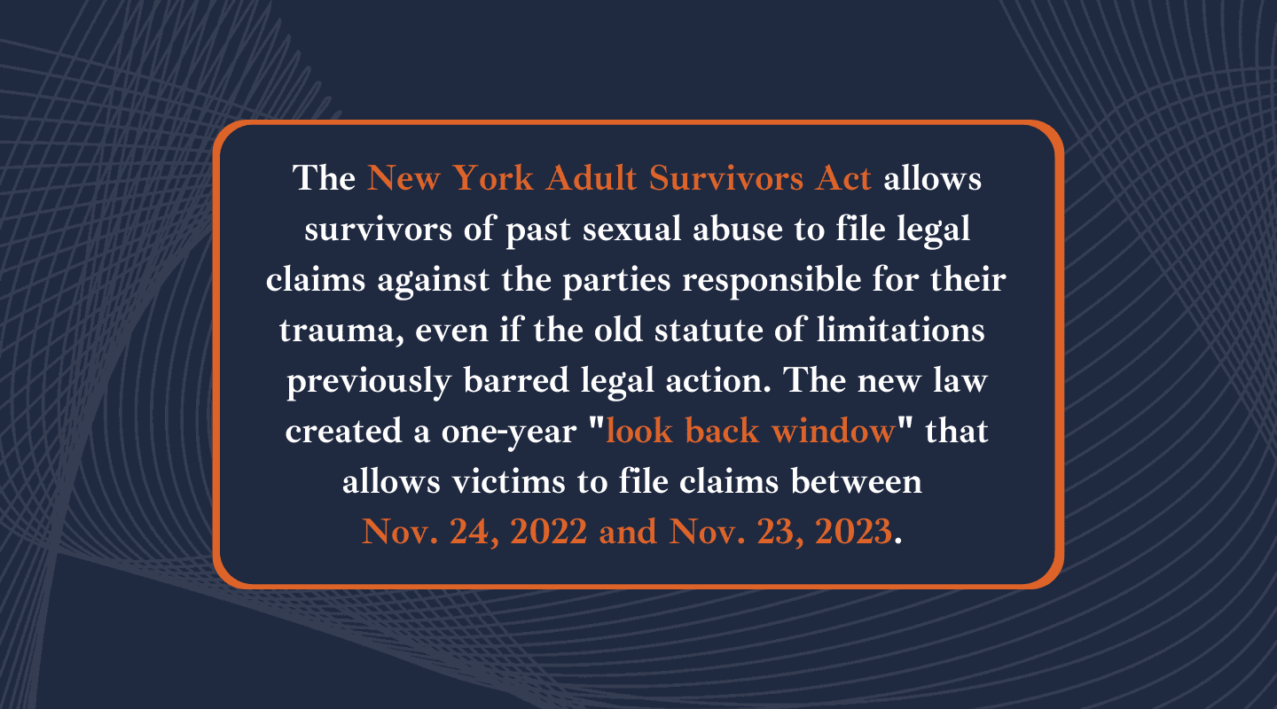 New York Adult Survivors Act, Robert Hadden Lawsuit, Dr Hadden Lawsuit